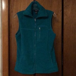 Chaps Sport full zip fleece vest size S NWT